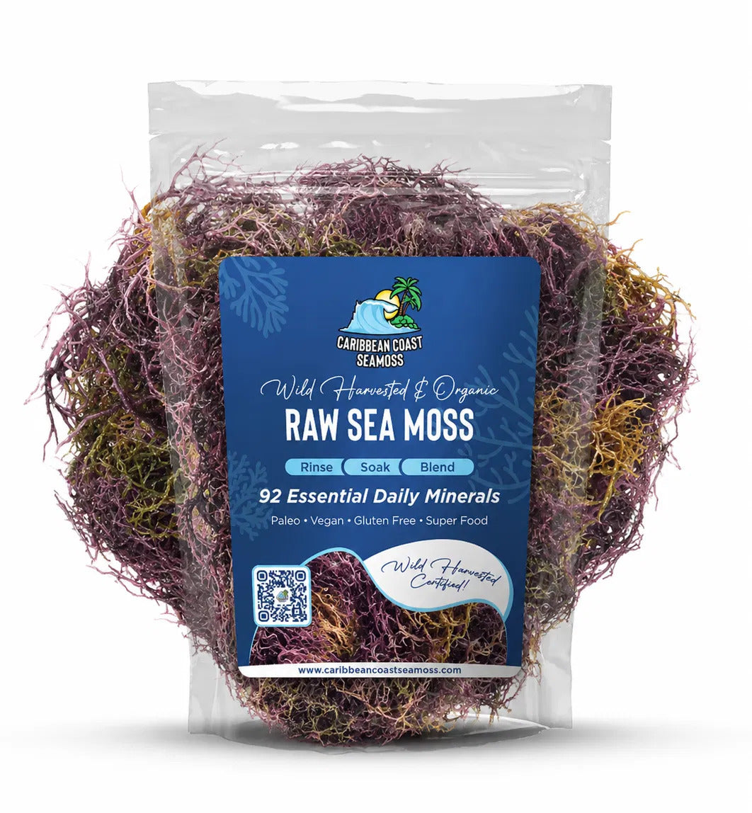 Pure Certified Wild Harvested Full Spectrum Organic Raw Sea Moss