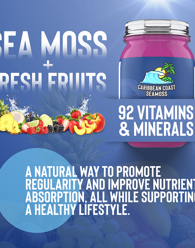 Fresh Organic Elderberry Infused PURPLE Sea Moss Gel