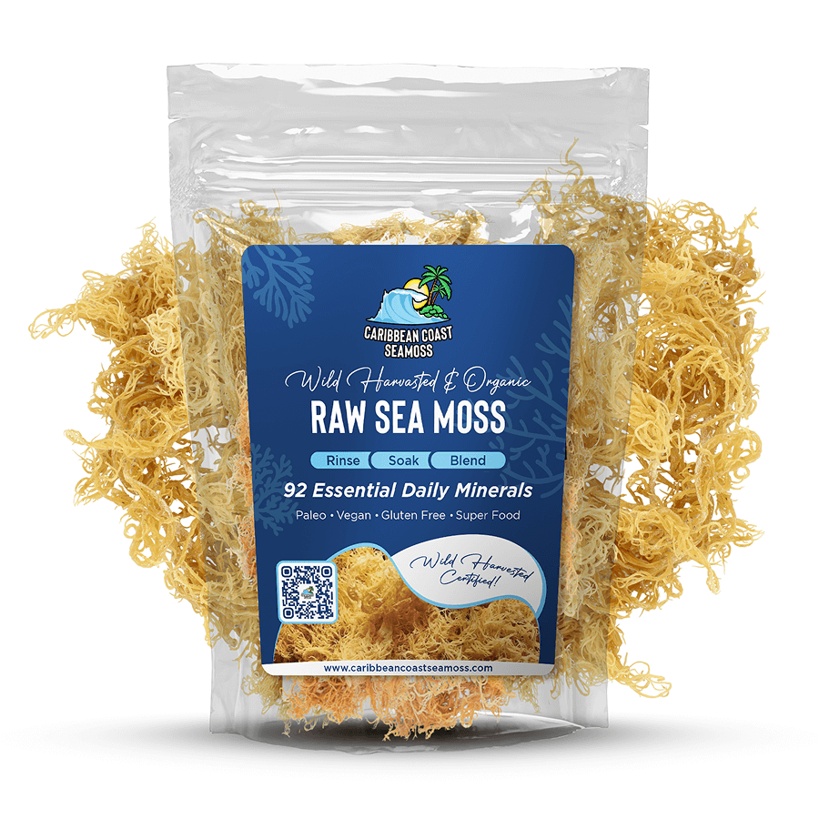 Certified Pure Wild Harvested Organic Gold Raw Sea Moss