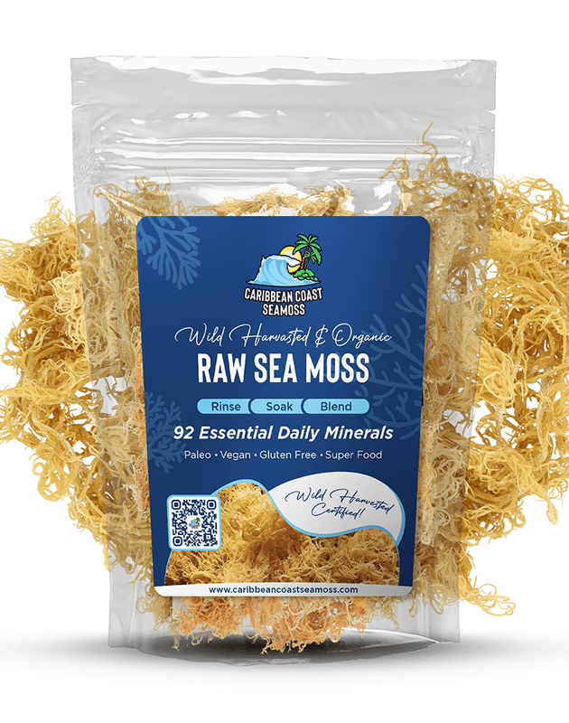 Certified Pure Wild Harvested Organic Gold Raw Sea Moss