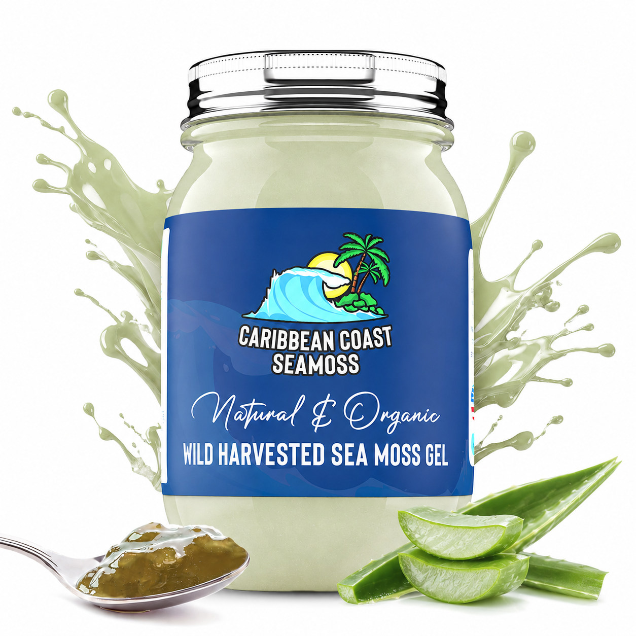 Aloe Vera Infused Organic Sea Moss Gel