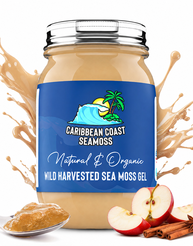 Fresh Organic Apple Cinnamon Infused Sea Moss Gel