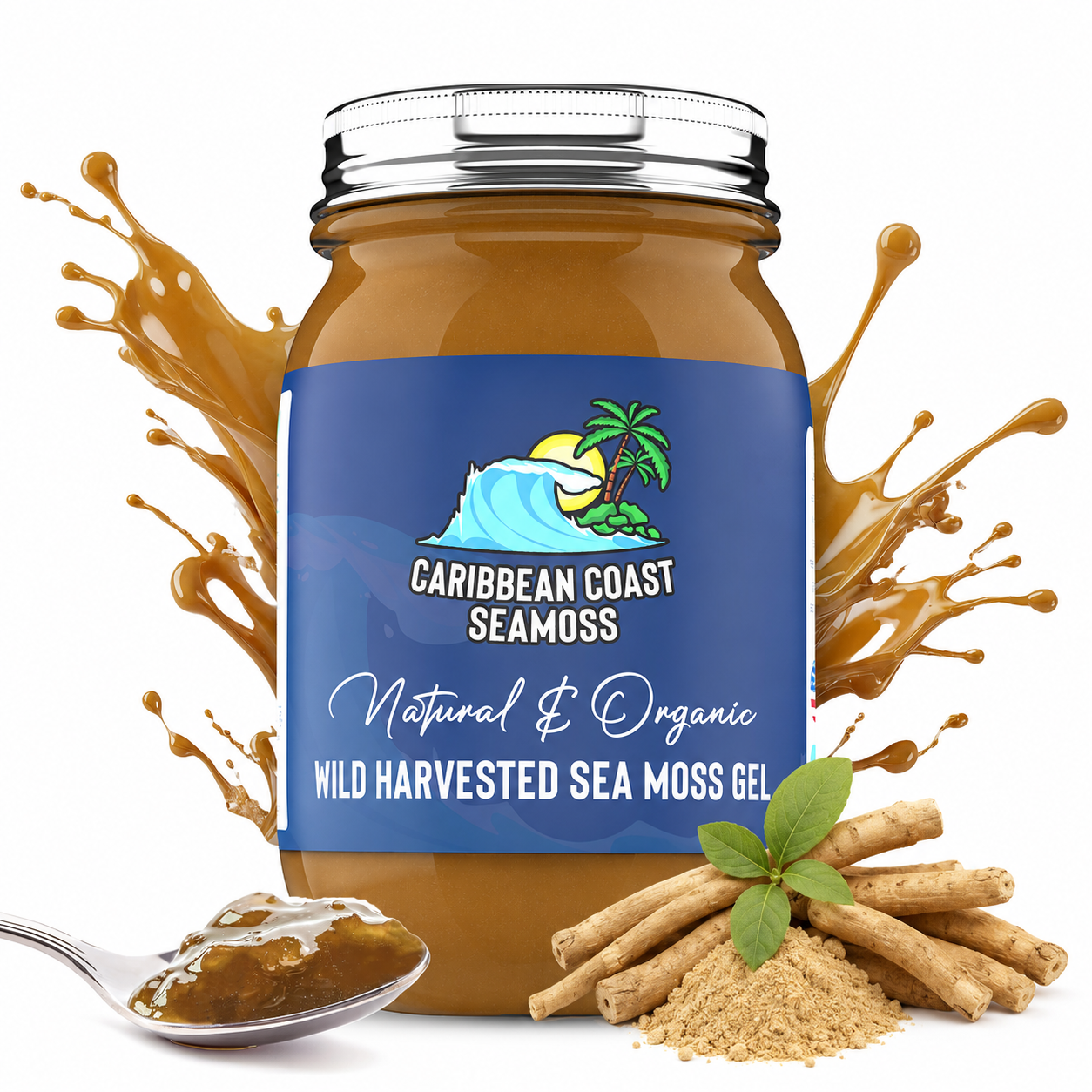 Ashwagandha Infused Organic Sea Moss Gel