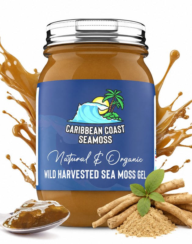 Ashwagandha Infused Organic Sea Moss Gel