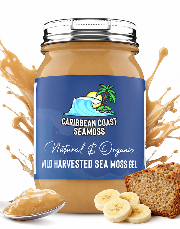 Fresh Organic Banana Bread Infused Sea Moss Gel