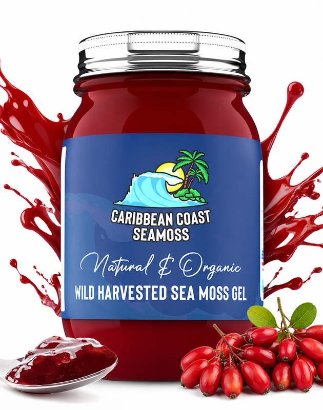 Barberry Infused Organic Sea Moss Gel