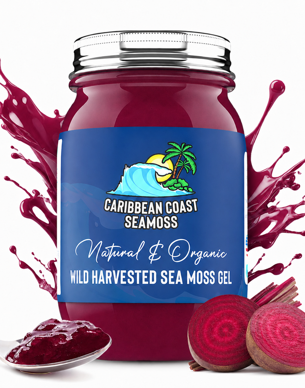 Beet Root Infused Organic Sea Moss Gel
