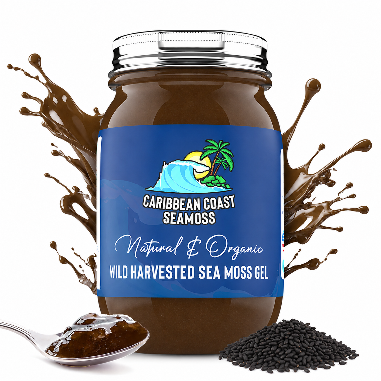Black Seed Oil Infused Organic Sea Moss Gel