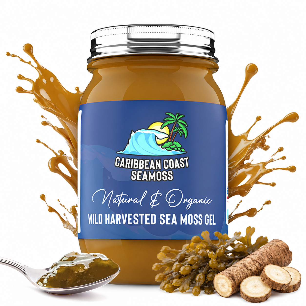 Bladderwrack and Burdock Root Infused Organic Sea Moss Gel