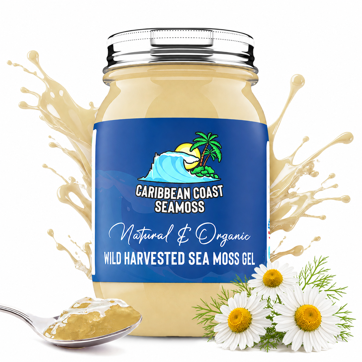 Chamomile Infused Organic Sea Moss Gel