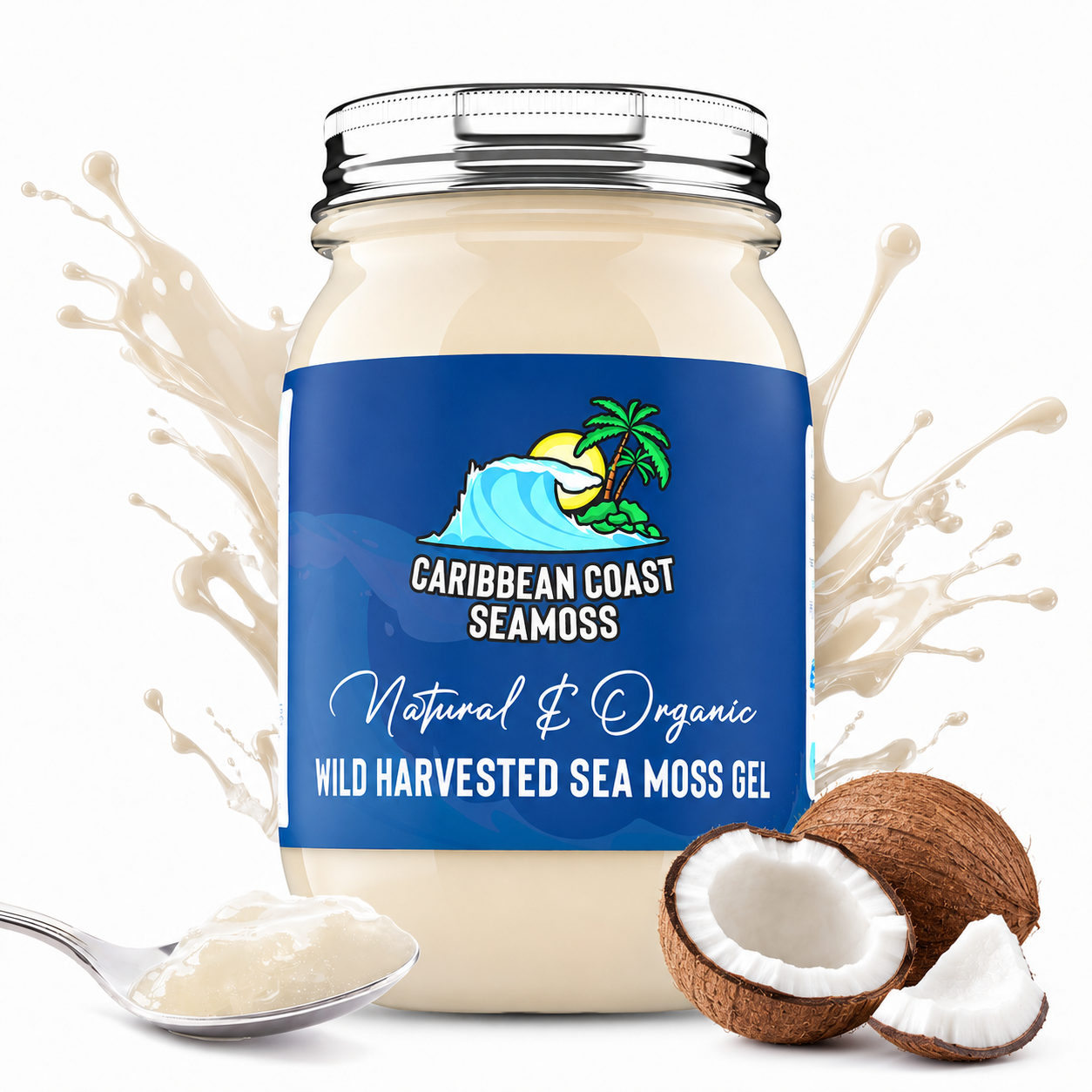 Fresh Organic Coconut Infused Sea Moss Gel