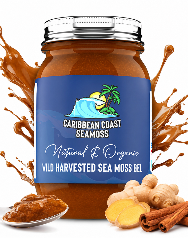 Fresh Elderberry Ginger Cinnamon Infused Sea Moss Gel