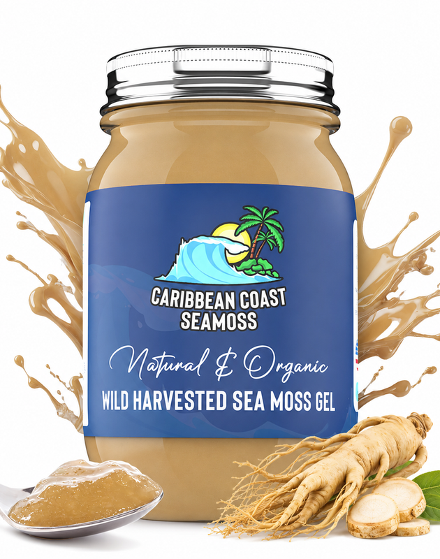 Ginseng Infused Organic Alkaline Sea Moss Gel