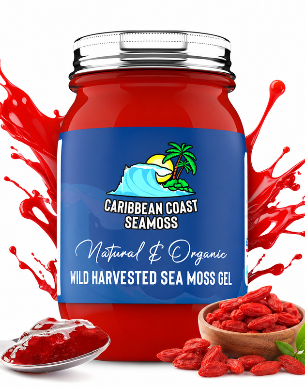 Fresh Organic Goji Berry Infused Sea Moss Gel