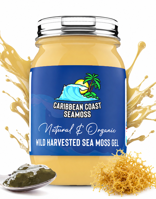 Organic Gold Wild Harvested Sea Moss Gel