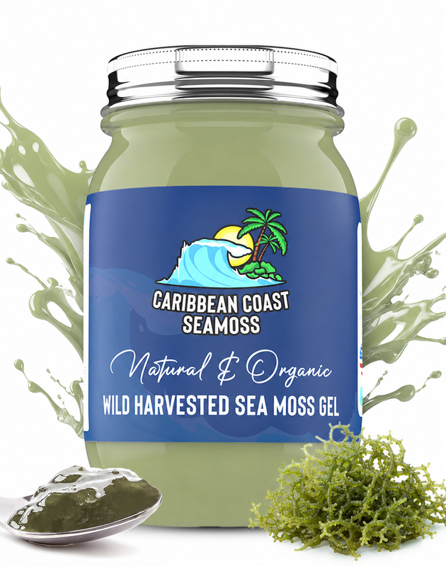 Organic Green Wild Harvested Sea Moss Gel