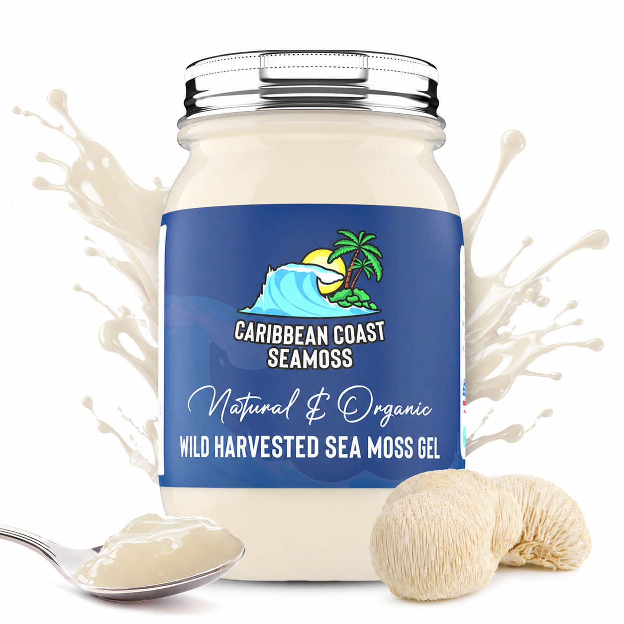 Lion's Mane Infused Organic Sea Moss Gel