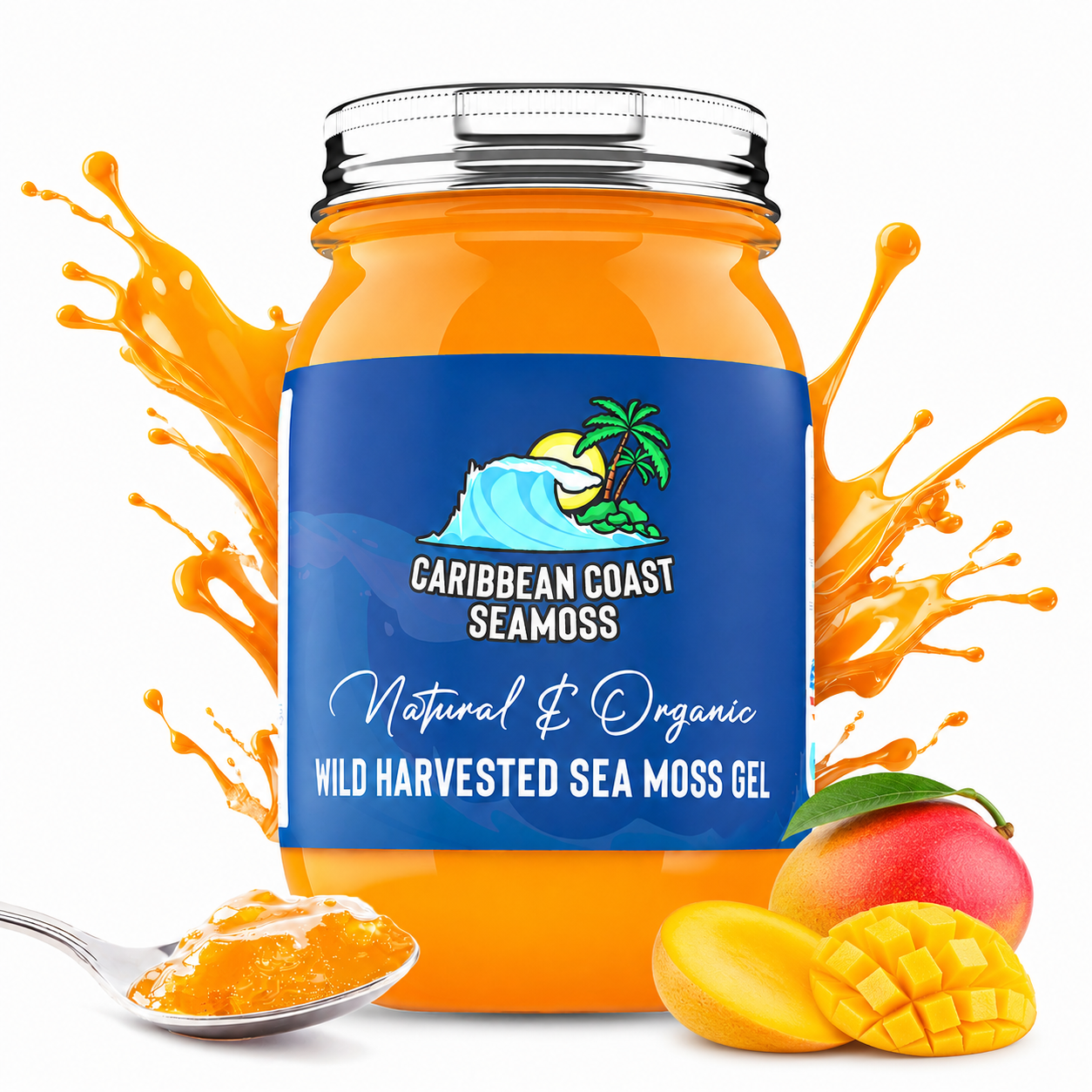 Fresh Organic Mango Infused Sea Moss Gel