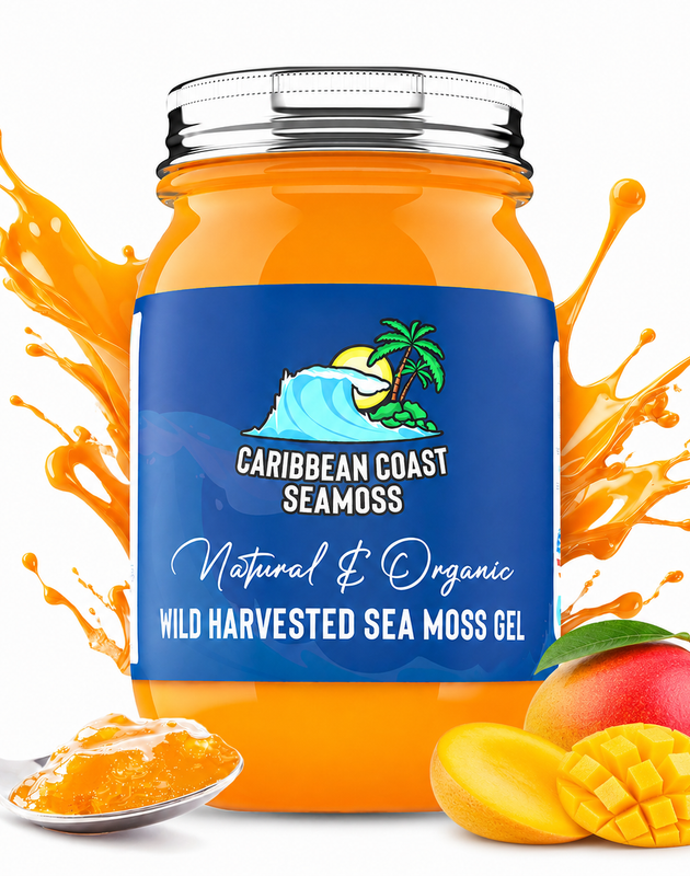 Fresh Organic Mango Infused Sea Moss Gel