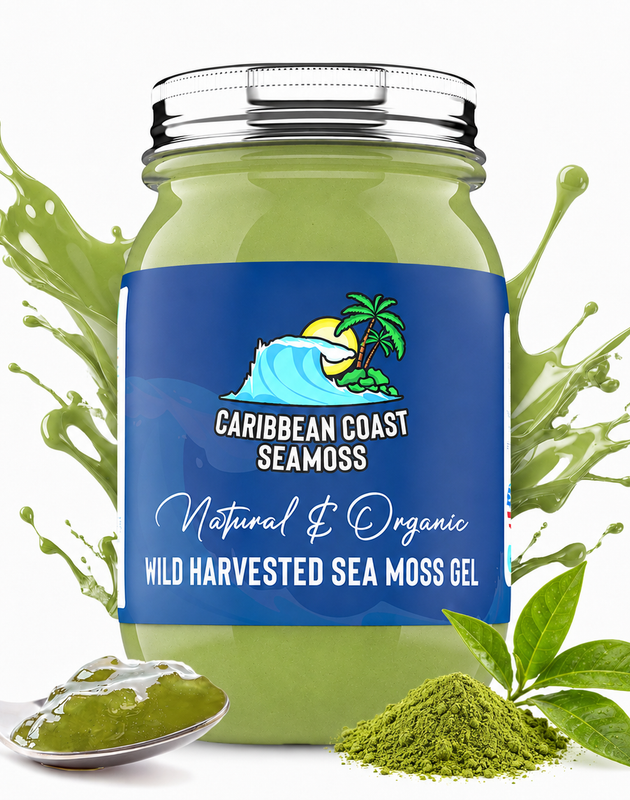 Matcha Green Tea Infused Organic Sea Moss Gel