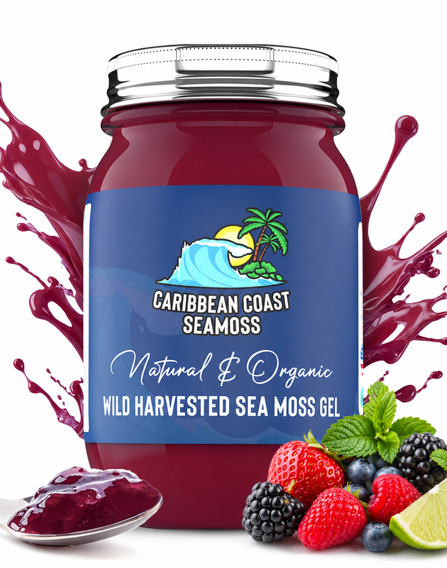 Fresh Organic Mixed Berry Infused Sea Moss Gel