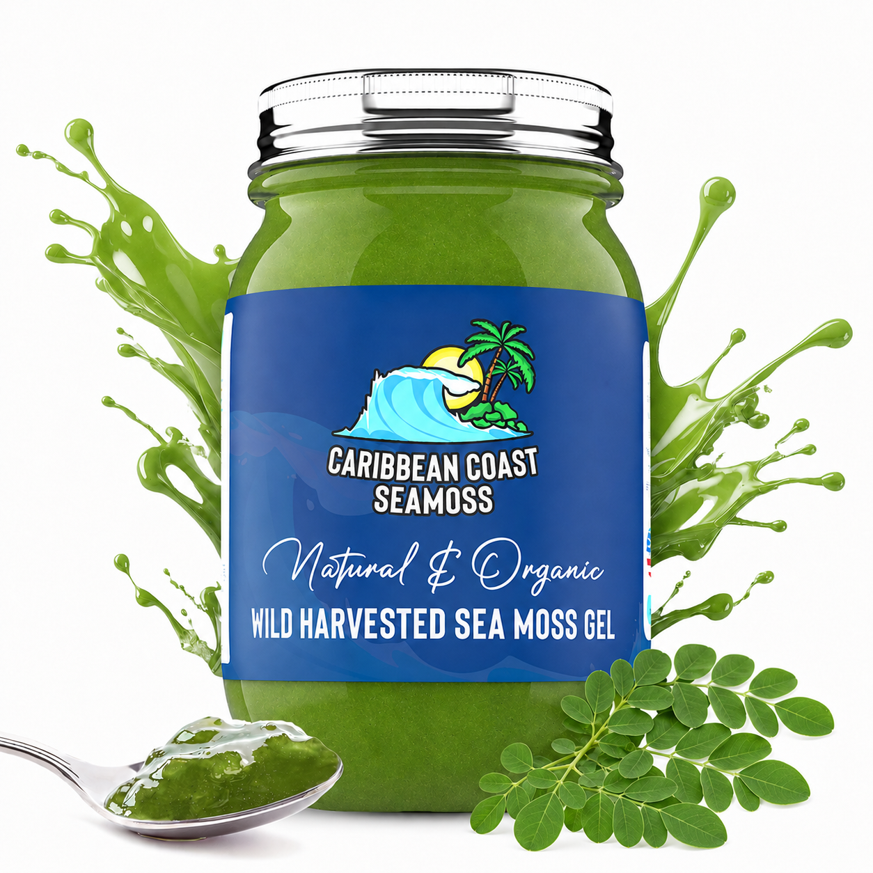 Moringa Infused Organic Sea Moss Gel