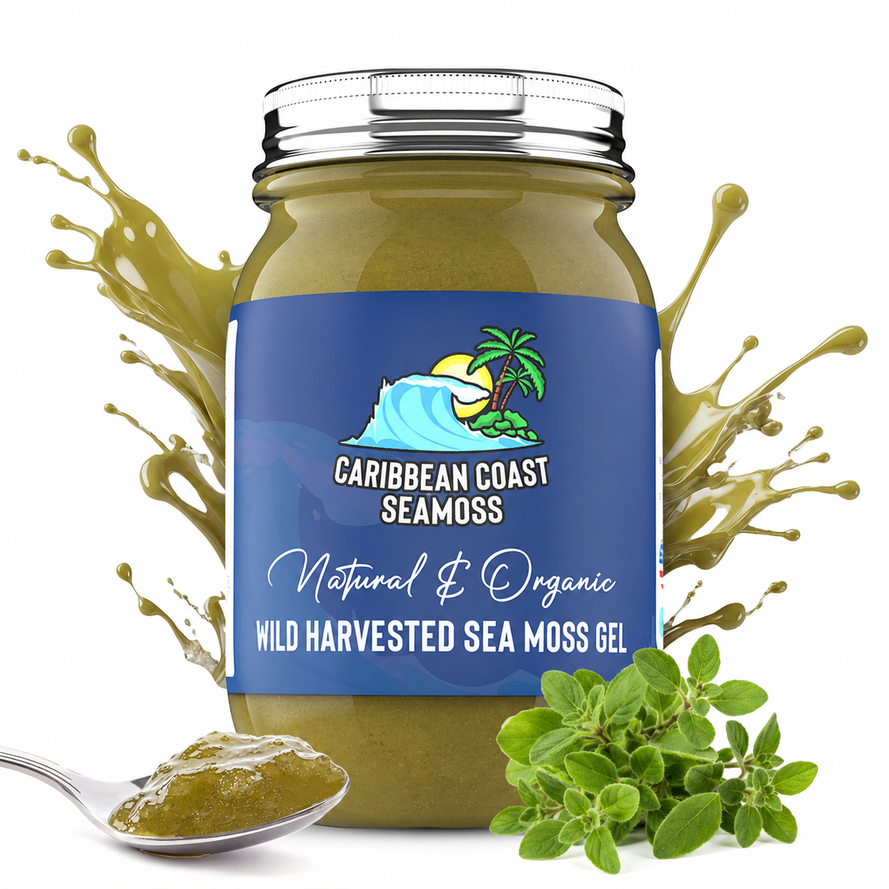 Organic Oregano Infused Sea Moss Gel