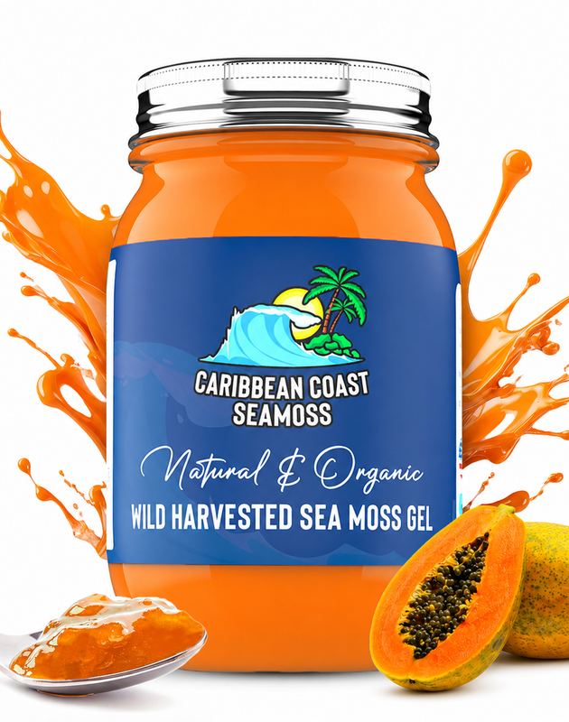 Organic Papaya Infused Sea Moss Gel
