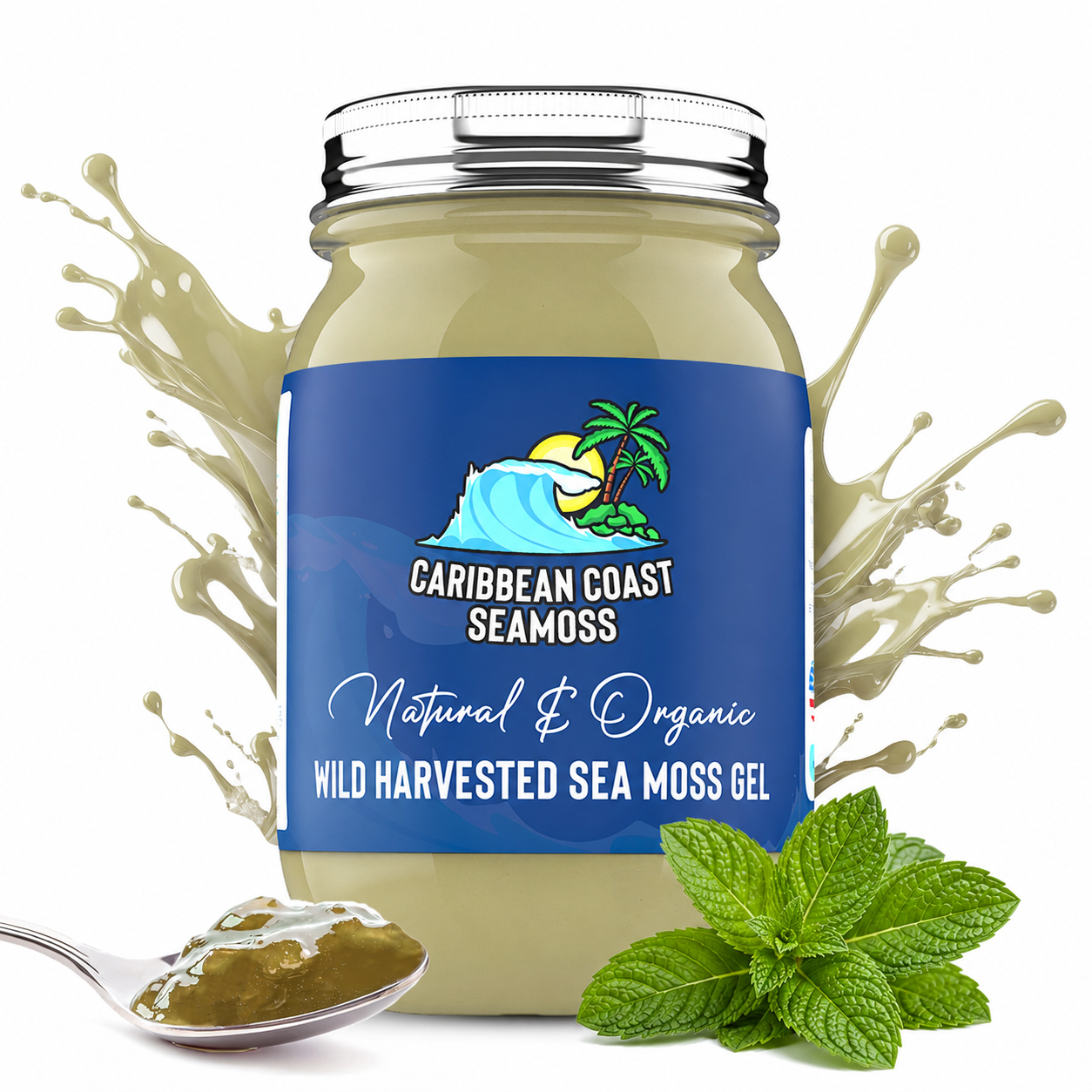 Peppermint Infused Organic Sea Moss Gel