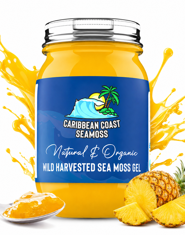 Fresh Organic Pineapple Infused Sea Moss Gel