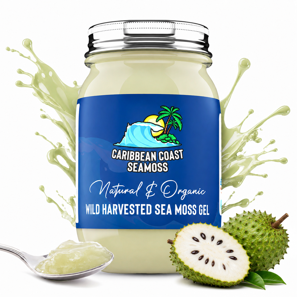 Soursop Infused Organic Sea Moss Gel