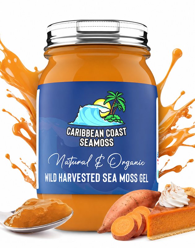 Organic Fresh Sweet Potato Pie Sea Moss Gel