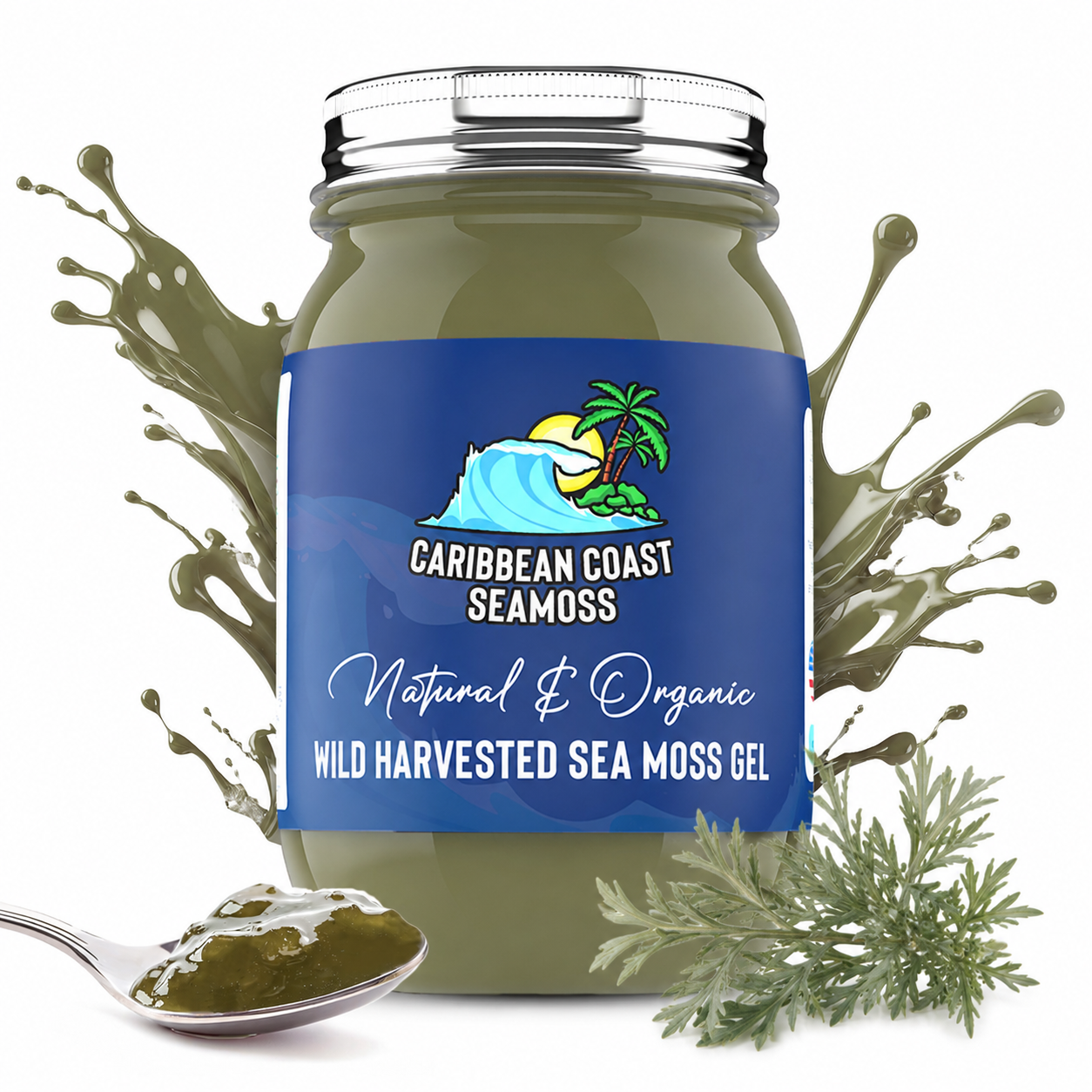 Wormwood Infused Organic Sea Moss Gel
